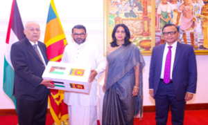 Sri Lanka donates a consignment of Ceylon Tea to the People of Palestine in Gaza Strip
