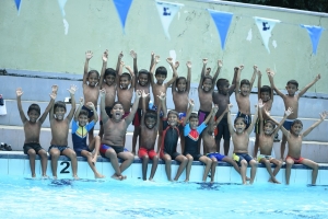 Nalanda Swimming Tournament held with achievements