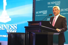 Speech by Secretary Defence at Business Today Top 25 Companies Awards Ceremony on Nov.20, 2014