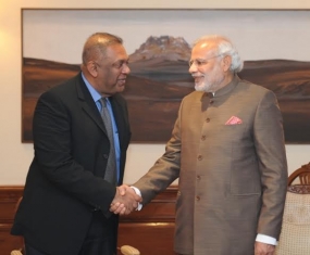 Foreign Minister Mangala Samaraweera concludes 2-day visit to India