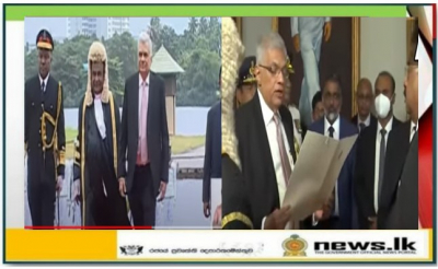President Ranil Wickremesinghe was sworn in as the 8th Executive President of Sri Lanka