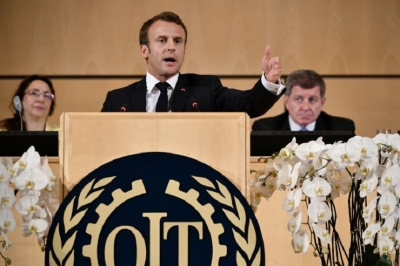 Macron warns on &#039;capitalism gone mad&#039; in ILO speech
