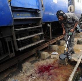 Woman killed in twin blasts at Chennai Central station