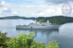 US Naval Ship &quot;USS Somerset&quot; arrives in Sri Lanka