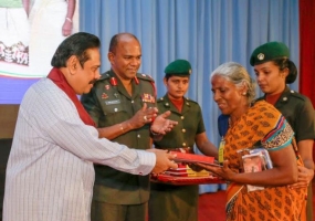 Government returns another stock of Gold possessed by LTTE