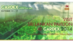 Sri Lanka Pavilion at Gardex / IFEX 2014 on Oct. 15-17 in Japan