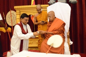 Most Ven. Beligalle Siri  Jinawansabhidana Maha Nayaka Thero appointed as  Mahanayake of Dheerananda Sangha Sabha.