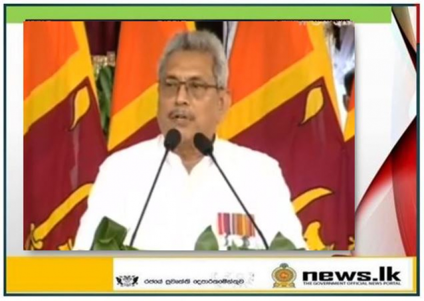 Special announcement by President Gotabaya Rajapaksa