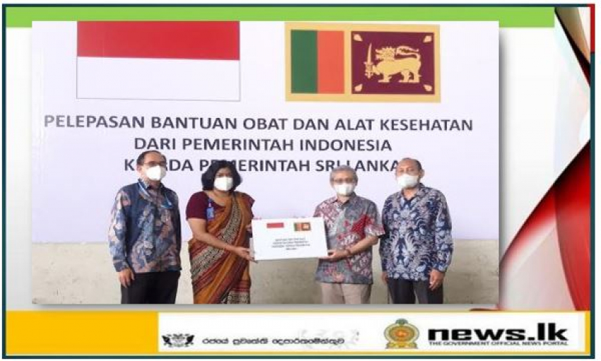 The Government of Indonesia donates medical supplies