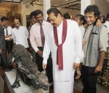 President inaugurates Lalith Senanayake's ‘Fe+’ Exhibition