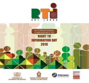 Sri Lanka celebrated International Right to Information Day - 2016