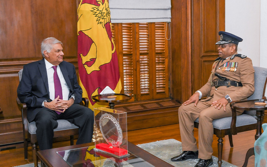The President meets the new IGP