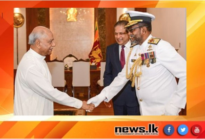 Commander of the Navy pays courtesy call on Prime Minister, Hon. Dinesh Gunawardena