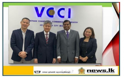 Ambassador Prasanna Gamage meets with Vice President and General Director of Viet Nam Chamber of Commerce &amp; Industry Vo Tan Thanh