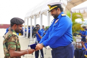 Commander felicitates naval personnel