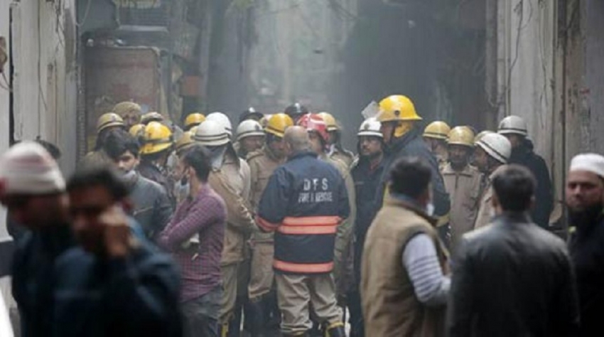 43 Dead In Fire At Luggage Factory in Delhi