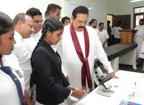 Construction of 250 Mahindodaya Science Labs commences