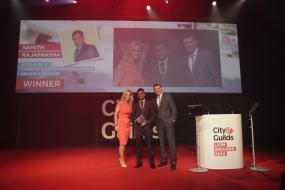 SLT student receives recognition as the City &amp; Guilds ‘International Learner of the Year’