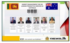 Webinar on Market Enhancement for Sri Lankan Products and Services in Australia   