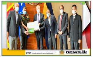 Head of NOCPCO Receives PPE & Gloves from Australian Department of Defence