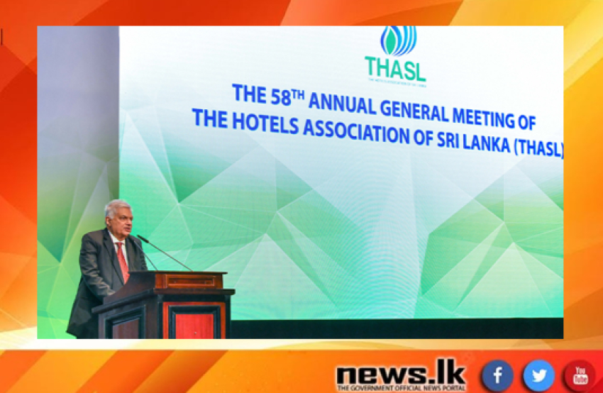 President Outlines a Bold Vision for Sri Lanka Tourism at THASL’s 58th Annual General Meeting