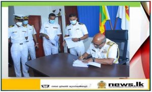 Rear Admiral Bandula Senarathne assumes duties as Commander North Central Naval Area