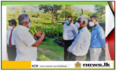 A rapid program to develop Mahaweli Farms has been launched, says State Minister Siripala Gamlath