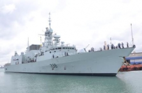 ‘HMCS Winnipeg’ arrives at Port of Colombo