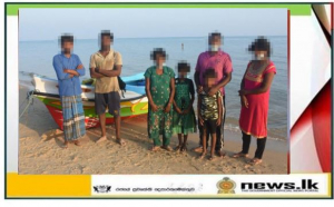 A group of suspicious illegal immigrants from Sri Lanka intercepted off Pesalai
