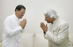 Former Indian President Kalam commend progress in Sri Lanka