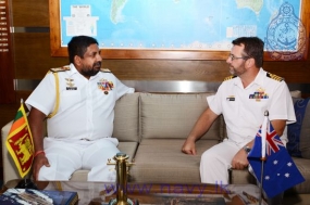 Commanding Officer of HMAS Perth calls on Navy Commander