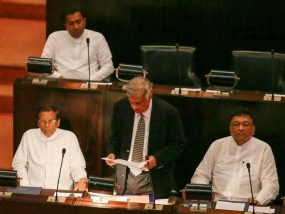 Maithripala Sirisena, as  Sri Lanka&#039;s President makes his first appearance in Parliament