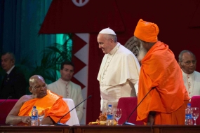 Pope Francis met Interreligious Leaders