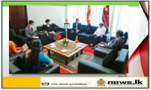 The Hon. Speaker meets with Deputy Ambassador of the People’s Republic of China to Sri Lanka