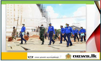 Commander of the Navy visits &#039;Sanda Hiru Seya’ in Anuradhapura to review ongoing construction