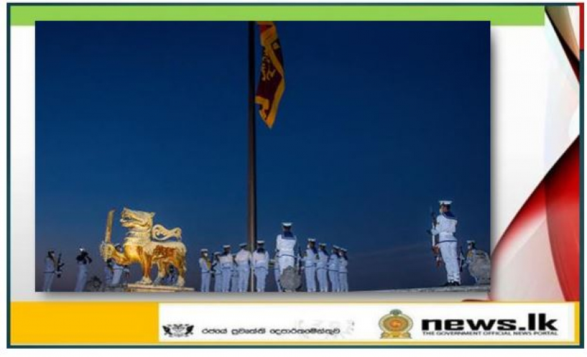 Navy takes over hoisting of National Flag at Galle Face and Ceremonial Guard at President’s House