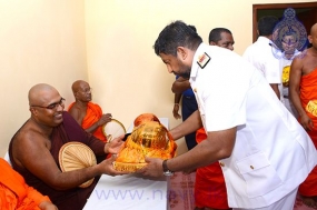 Nagadeepa temple&#039;s Katina Pinkama held with Navy Assistance