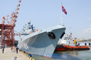 Russian naval ship 'Gorshkov’ arrives in Colombo