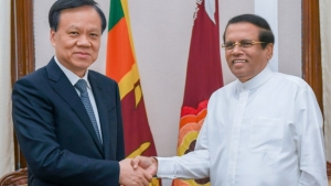 President thank China for continuous support and assistance to Sri Lanka