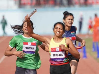 Sri Lanka finish strong in track and field to complete 15-gold medal