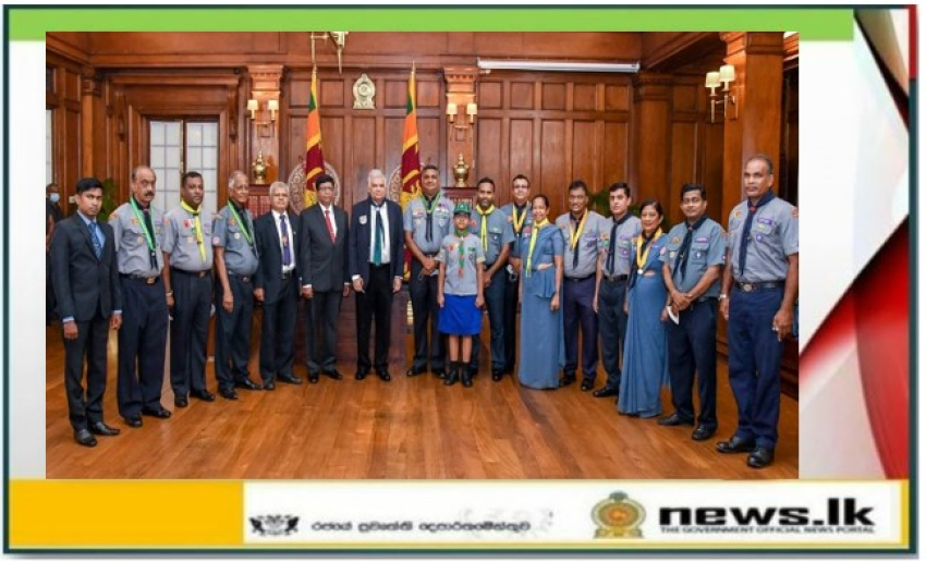 President assures his support to expand Sri Lanka Scout movement