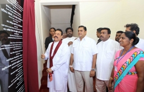 President opens Mahindodaya Laboratory at Bibile Yashodara Balika Vidyalaya