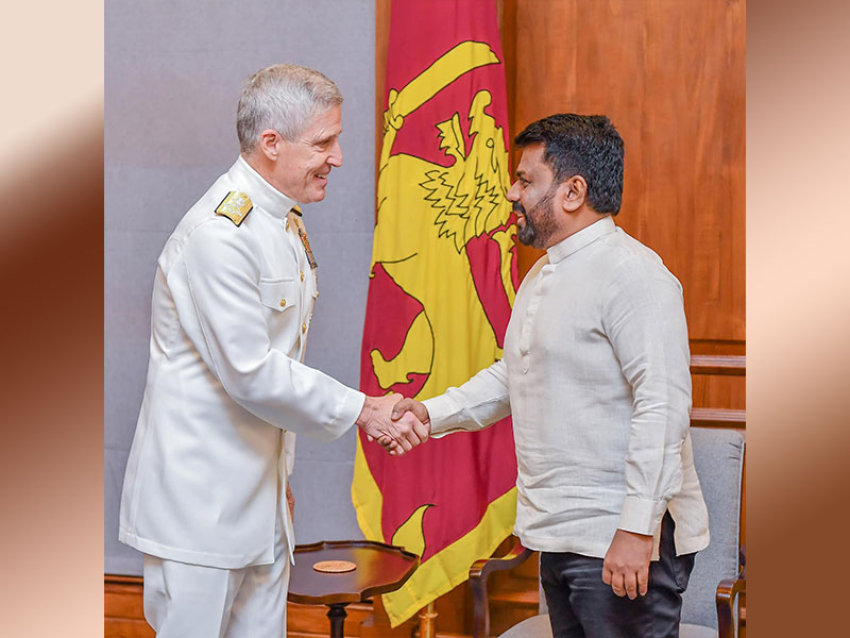 U.S. Pacific Fleet Commander Meets President Anura Kumara Dissanayake