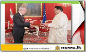 Ambassador Majintha Jayesinghe presented Letters of Credence in Austria