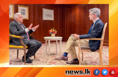 President Ranil Wickremesinghe Discusses Key Issues in Interview with Deutsche Welle