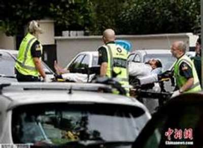 49 people killed in New Zealand mosque shootings; 4 held