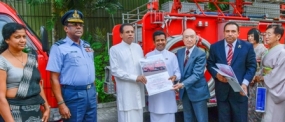 Japan- Sri Lanka Friendship Foundation donates fire trucks