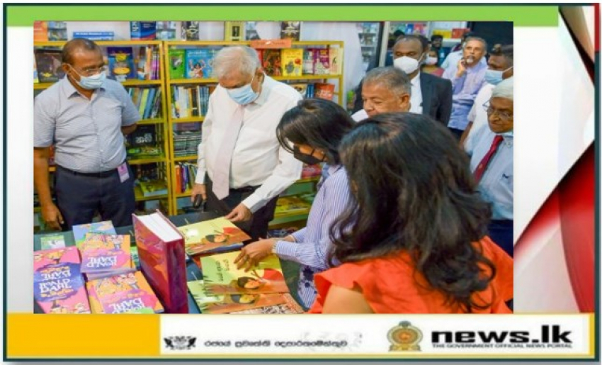 President visits the Colombo International Book Fair