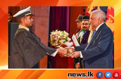 President Wickremesinghe inspires graduates to advance Sri Lanka’s future