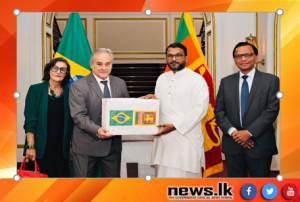 Brazil donates a consignment of medical supplies to Sri Lanka